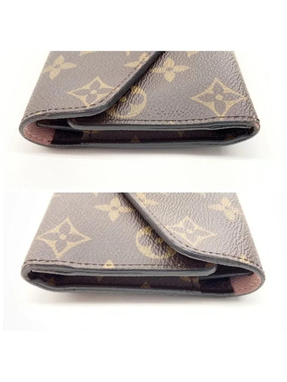 Louis Vuitton Monogram Portefeuille Josephine Trifold Wallet Brown